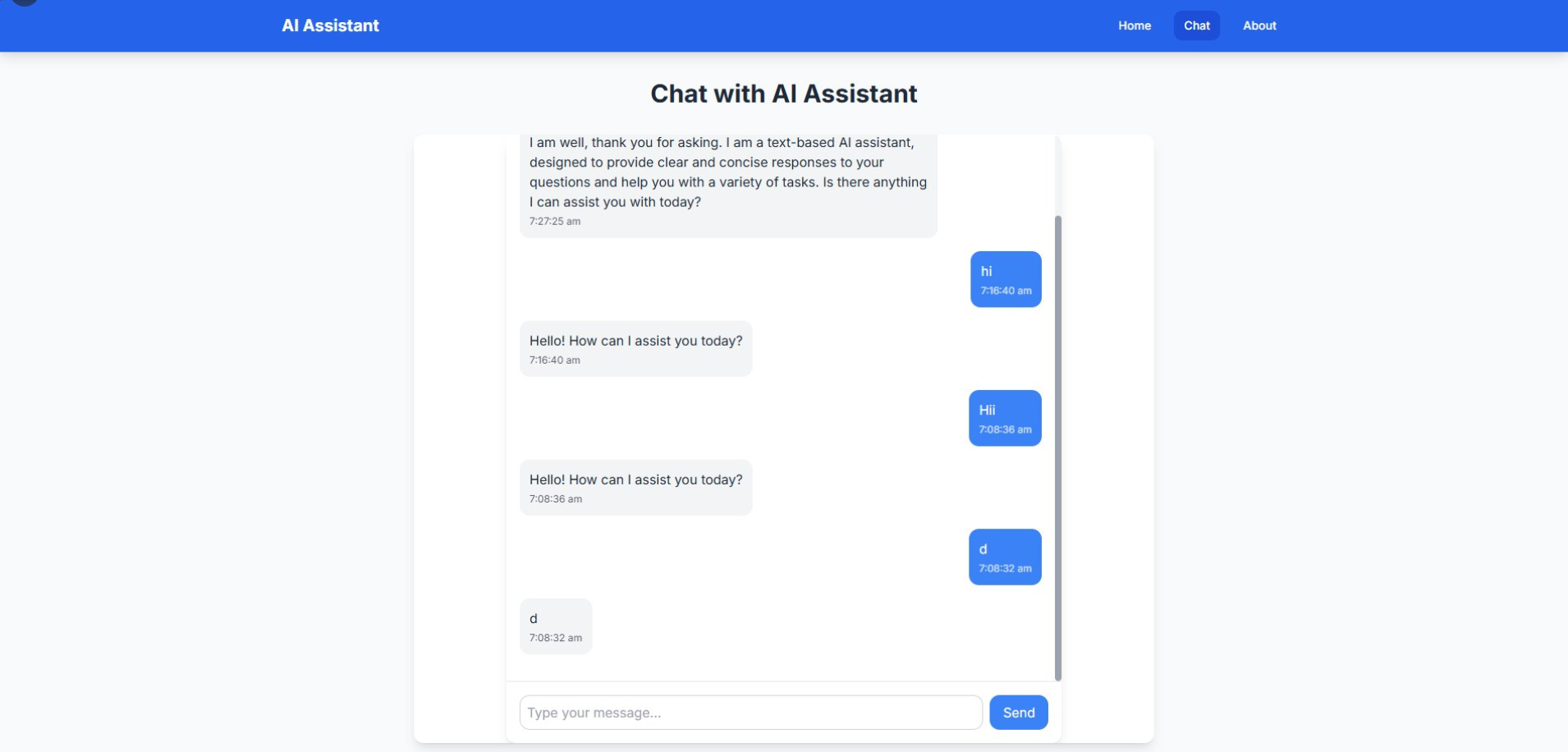 AI Chat Assistant